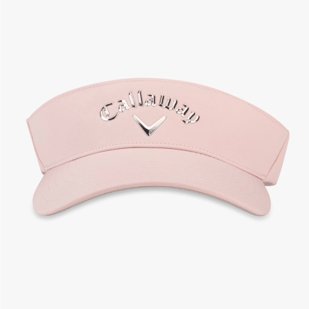 Callaway Golf Women's Liquid Metal Visor Adjustable Light Pink Silver - Picture 4 of 7